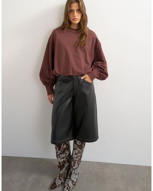 TOPSHOP Bubble Hem Sweat - Multicolour