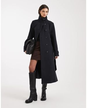 Miss Selfridge Cappotto Elegante A Imbuto - Nero