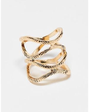 ASOS Anillo Con Detalle Retorcido De - Blanco