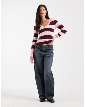 Hollister Knit Icon Logo Scoop Neck Jumper - Blue