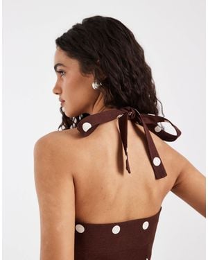 ASOS Halter Top - Natural