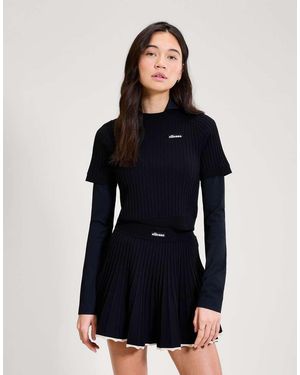 Ellesse The Court Knitted Tee - Blue