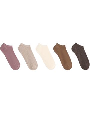 Oysho – sneaker-socken aus baumwollmix - Pink