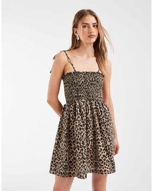 ONLY Ruched Detail Mini Dress - Black