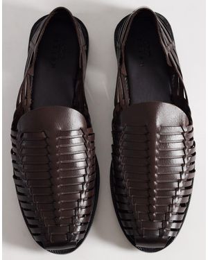 ASOS Woven Fisherman Sandals - Black