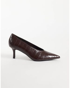 Public Desire Solaire Heeled Pumps - Brown