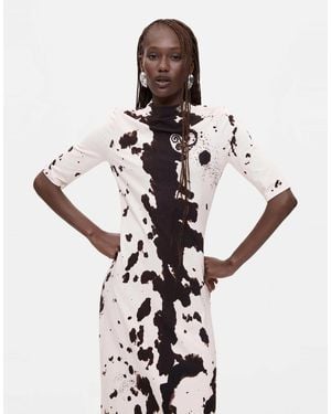 Desigual Kleid mit print - Weiß