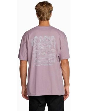 Billabong Scenes Regular Short Sleeve T-Shirt - Purple