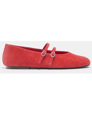 Pull&Bear Ballerine Rosse - Rosso