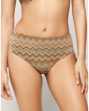 Tezenis Briefs High Drawstring Luxury Chevron - Brown
