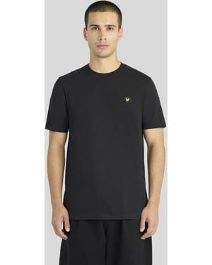 Lyle & Scott Ss T-Shirts Sheild Badge T-Shirt - Black
