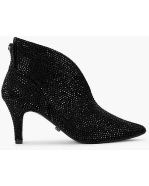 Carvela Kurt Geiger Flute Shoe Boot Wide Fit Low Ankle Boots - Black