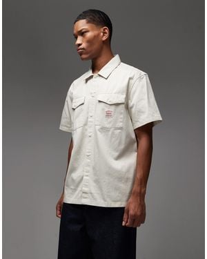 Levi's – workwear capsule – kurzärmliges worker-hemd - Grau