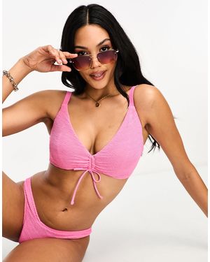 treatürself  Rose swimwear  Ivory Ivory Rose Fuller Bust dual sized crcohet v front halter