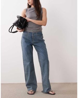 Abercrombie & Fitch High Rise 90s Relaxed Jean - Blue