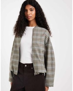 ASOS Tailored Bomber Jacket - Grey