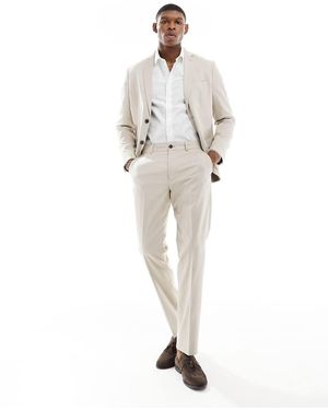 SELECTED Slim Fit Suit Trouser - White