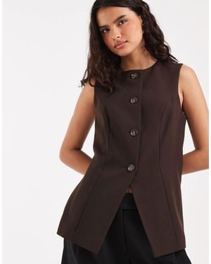 River Island Gilet - Noir
