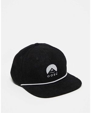 OOSC Classic Corduroy Cap - Black