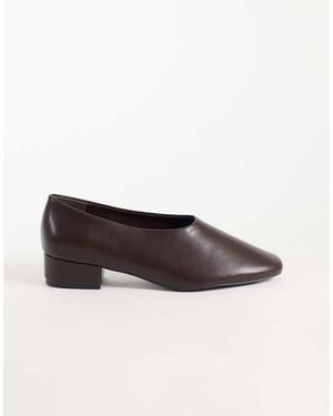 Glamorous Heeled Slipper Shoes - Multicolour