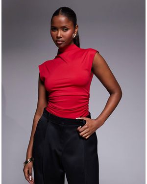 GOOD AMERICAN Weightless Bodysuit - Red