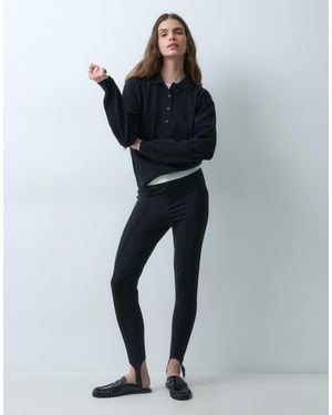 ARKET Wool Poloshirt - Black