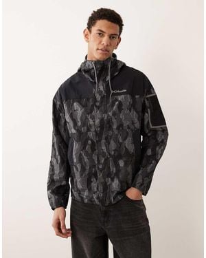 Columbia Challenger Ii Novelty Windbreaker - Black