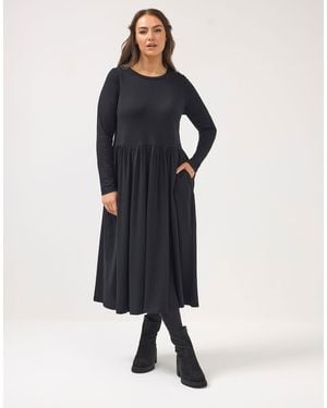 Yours Clothing Peplum Maxi Dress - Blue