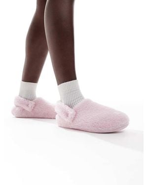 Crocs™ Pantuflas Claro De Felpa Classic Cozzzy De - Rosa