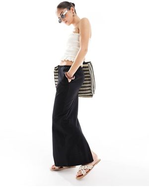 Threadbare Maxi Rok Van Jersey - Wit