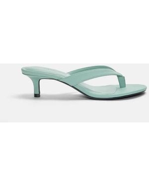 Pull&Bear Heeled Sandals - Green