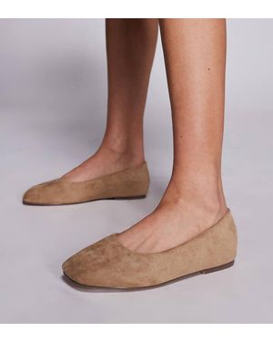 SIMMI Simmi London Wide Fit Viktoria Ballet Flats - Brown