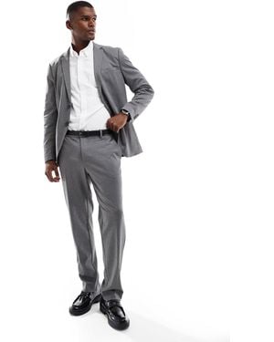 Jack & Jones Slim Fit Jersey Suit Trouser - White