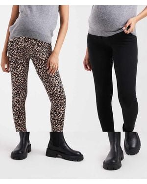 ONLY 2-pack leggings - Black