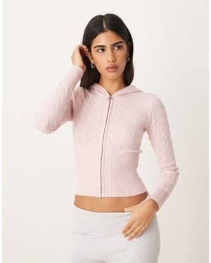 Hollister Gilly hicks – leichter strickpullover - Pink
