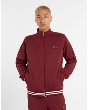 New Balance Post Season Pique Track Jacket - Red