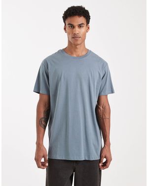 Brave Soul – oversize-t-shirt - Blau