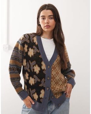 RVCA – lumen – strickjacke - Blau