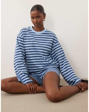 Gina Tricot Co-ord Long Sleeve Top - Blue