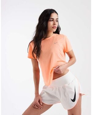 Nike Tempo Dri-fit Mid Rise Swoosh Shorts - White