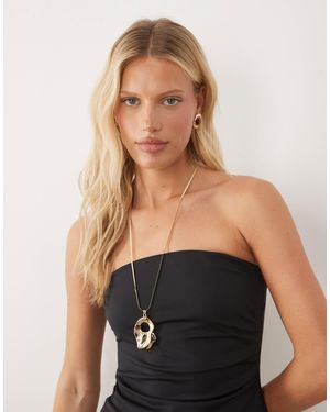 ASOS Bandeau Pleat Co-Ord Top - Black