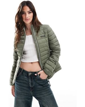 Superdry – fuji lite – wattierte jacke - Grau