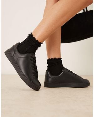 ASOS – delta – schnür-sneaker - Schwarz