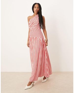 Forever New Asymmetric Drop Hem Maxi Dress - Pink