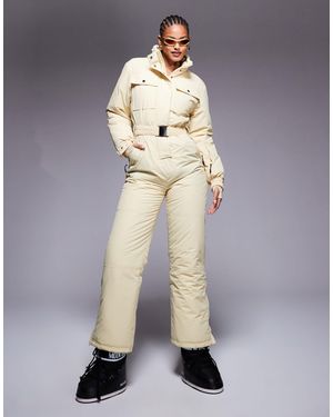 ASOS 4505 Ski & Snow 4505 tall – ski – retro-skianzug - Natur