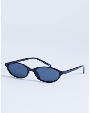 TOPSHOP Lanzarote Oval Sunglasses - Blue