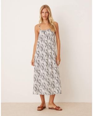 Jdy Strappy Midi Dress - Natural