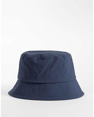 ASOS Sombrero De Pescador De Tejido Antidesgarros - Azul