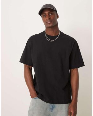 Abercrombie & Fitch T-Shirt Pesante Nera - Nero
