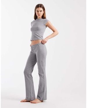 Cotton On Sleep Recovery Roll Waist Trouser - White